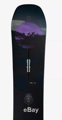 Burton Feelgood Camber Snowboard 152 cm Brand New 2019 Womens Black Purple Pearl
