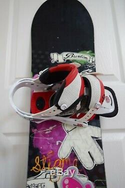 Burton Stigma Snowboard Size 148 CM With Burton Medium Binding