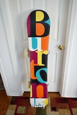 Burton Troop Snowboard Size 146 CM With Medium Lexa Bindings