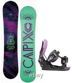 Capix Kindred Spirit 142 Womens Snowboard+FLOW Bindings NEW