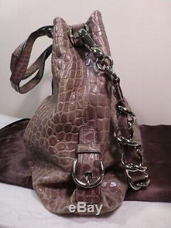 Coach Madison Embossed Croc Carry-All 14601 withSleeper Mint Condition