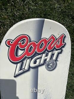 Coors Light Beer Custom Snowboard Original 152cm Rocky Mountains Wall Art