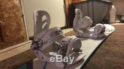 DIVISION 23 WENDY POWELL Snowboard Womens 150cm with DRAKE size 6-8 Bindings