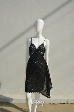 Diane von Furstenberg DVF all lace wrap dress size 12 Maria Carla used MINT