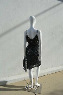 Diane von Furstenberg DVF all lace wrap dress size 12 Maria Carla used MINT