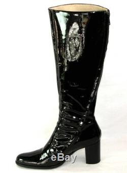 FREE LANCE Boots QUEENIE 7 all black patent leather 39 MINT