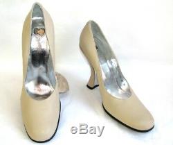 FREE LANCE Court shoes heels 11 cm all leather beige 40 MINT