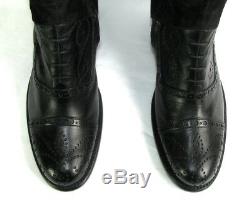 FREE LANCE Riding boots all leather black 37 MINT