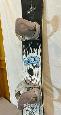 Fifty-One-Fifty 5150 Dynasty 145cm Twin-Tip Women's Snowboard withRIDE Bindings