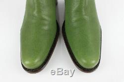 Free Lance Boots all Leather Green and Rhinestones T 37 Mint