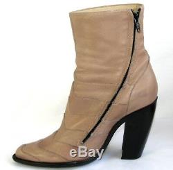 Free lance Boots Heels 11 cm all Leather Beige Pink 39.5 40 Mint