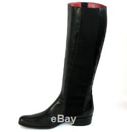 Free lance Boots Queenie Elast all Leather Veal Calfskin Black 37.5 Mint
