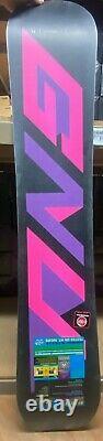 Gnu Beauty Dc3 Ladies Snowboard - Color Black/pink - Size149 - Brand New
