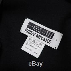 ISSEY MIYAKE 132 5. Dress asymmetrical black knee length one size fits all MINT