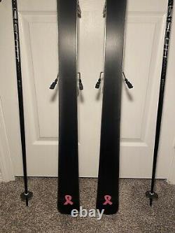 K2 Burnin' Luv Women's Skis 160cm with Marker 11.0 MOD ski bindings & Scott Poles