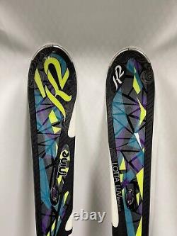 K2 Lotta LUV TNine T9 women's skis 156cm 62x3.5