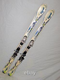 K2 Lotta LUV TNine women's all mountain skis 160cm with Marker 11.0 ski bindings