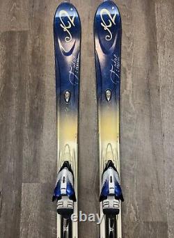 K2 Lotta Luv TNine T9 Women's Skis 160 cm With Marker Mod 11 Bindings