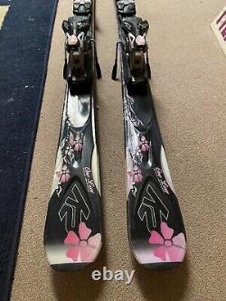 K2 ONE LUV TNine Women's 153cm Skis, W /Marker MOD 11.0 IBX Adjustable Bindings