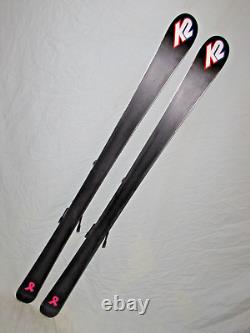 K2 ONE LUV TNine women's all mountain skis 153cm with Rossignol 110 bindings