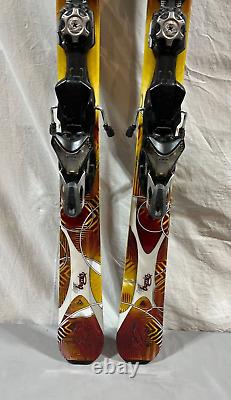 K2 Super Burnin' 153cm 121-72-106 Speed Rocker Skis Marker Adjustable Bindings