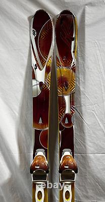K2 Super Burnin' 160cm 121-72-106 r=12 Speed Rocker Skis Marker DIN 11 Bindings