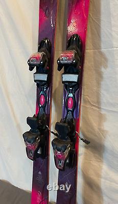 K2 Superfree 153cm 120-76-104 r=13m Women's Rocker Camber Skis Marker Bindings