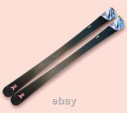 K2 Superglide Womens Skis 160cm Pink Ribbon BC Awareness Solomon Bindings