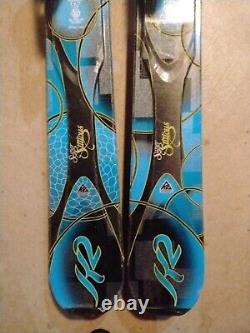 K2 Superstitious 167 cm Women's Skis with Marker Adjustable Bindings