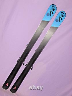 K2 Superstitious women's skis 160cm with Salomon Z10 DEMO adjustable bindings