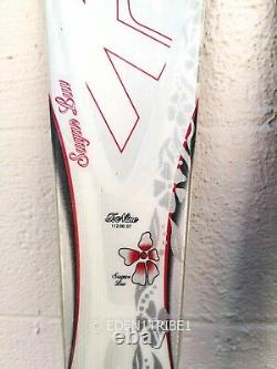K2 T Nine Sweet Luv Sugar Womens Skis 153 cm with bindings