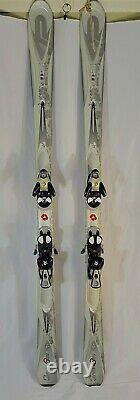 K2 T-Nine TRU LUV Skis with Salomon 5 810ti Bindings Womens 167 Cm
