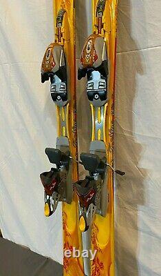 K2 TNine Burnin' Luv 160cm 115-68-99 Women's Skis withMarker MOD 11.0 Bindings