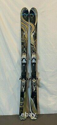 K2 TNine One Luv 149cm 118-74-103 r=11m Women's Skis withMarker DIN 11 Bindings
