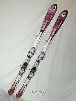 K2 TNine T9 X women's skis 160cm with Marker IBC 11.0 adjustable ski bindings