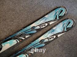 K2 True Luv TNINE Womens Girls 156cm Skis Marker 11.0 Bindings