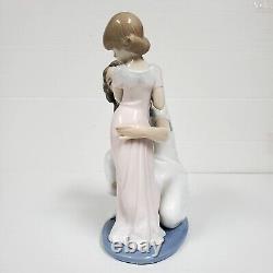 LLADRO 5989 A MOTHER'S TOUCH PORCELAIN FIGURINE Mint Condition No Box HTF