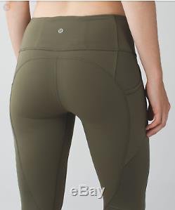 Lululemon sz 6 All The Right Places ATRP 26 Fatigue Green fullux MINT