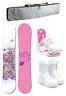 M3 Escape 154 Womens Snowboard+luna Bindings+m3 Boots+padded Bag New
