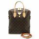 Mint! Auth Louis Vuitton Monogram Carry All Mm 2way Bag M43623 Brown /053658