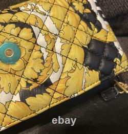 MINT! Versace Medusa Chain Shoulder Bag all-over pattern