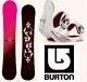 Mint & Tuned! Burton Troop 151 Cm Womens Snowboard All Mountain Stiletto Binding