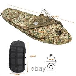 MT Military Modular Rifleman Sleeping Bag System 2.0 with Bivy Cover, Multicam