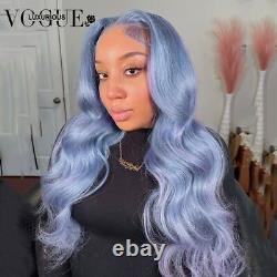 Mint Green 13x4 Lace Frontal Human Hair Wig For Women Loose Body Wave Lace Wig