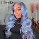 Mint Green 13x4 Lace Frontal Human Hair Wig For Women Loose Body Wave Lace Wig