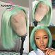 Mint Green Short Bob Human Hair Wigs 13x4 Colored Bob 360 Lace Front Wigs