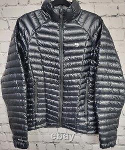 Mountain Hardwear Ghost Whisperer Down Jacket Women's S Black Full Zip Puffer