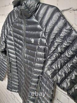 Mountain Hardwear Ghost Whisperer Down Jacket Women's S Black Full Zip Puffer