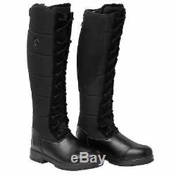 Mountain Horse Vermont Lace Womens Boots Long Riding Black All Sizes