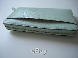 NEW KATE SPADE WELLESLEY NEDA Zip All Around Clutch Wallet Mint Mojito